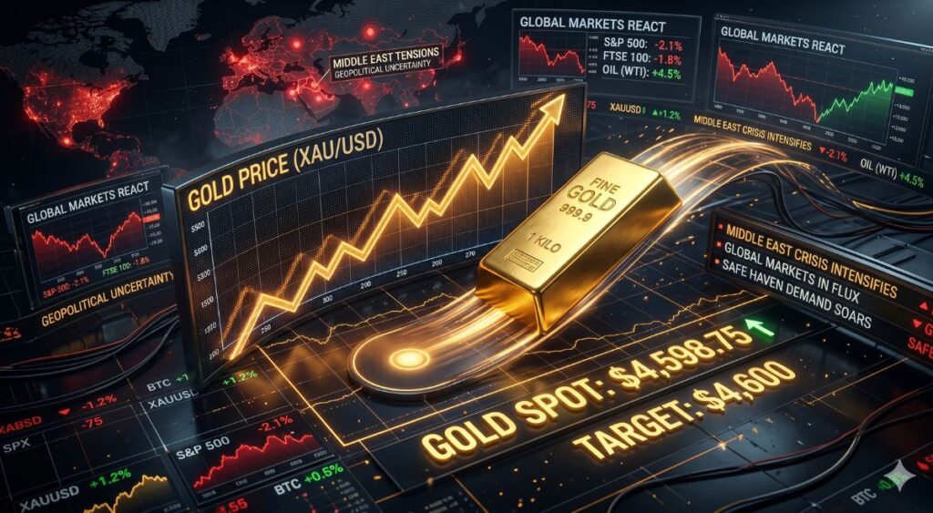 Gold Slides Toward