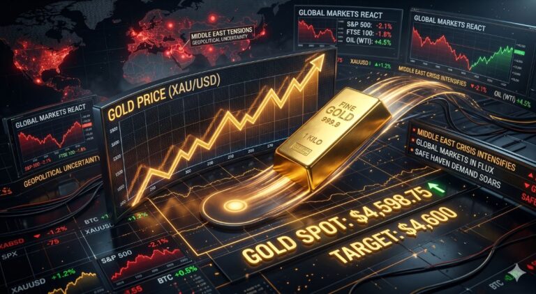 Gold Slides Toward